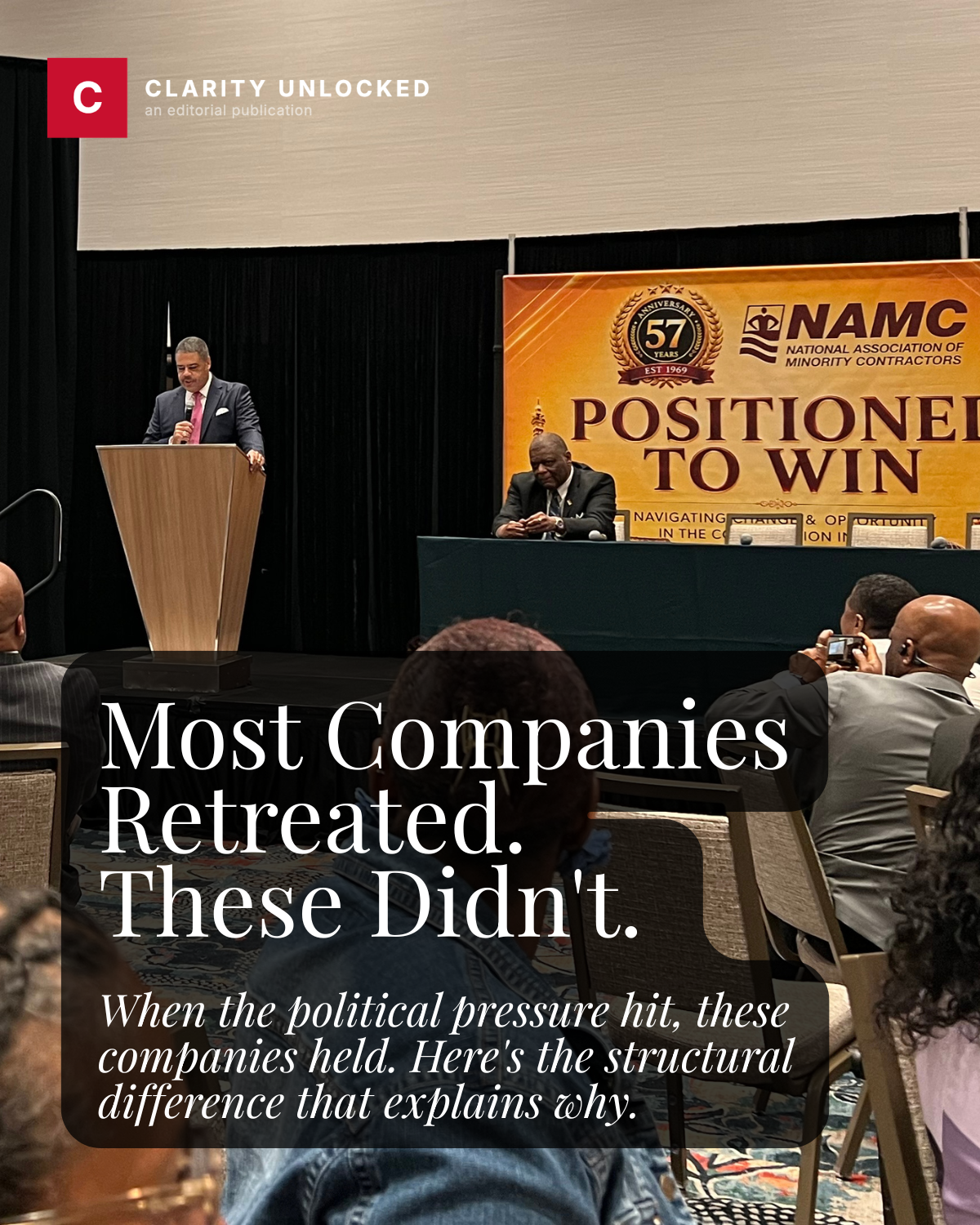 The Companies That Didn't Flinch