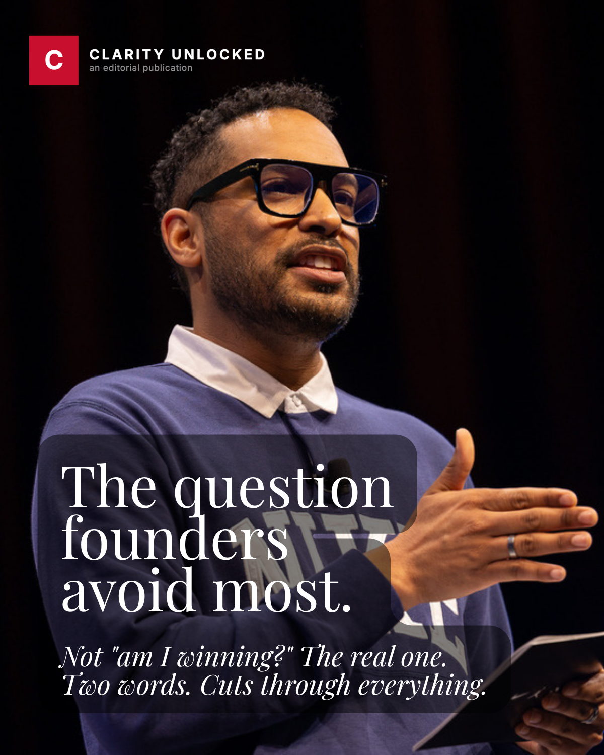 The Question That Cuts Through Everything