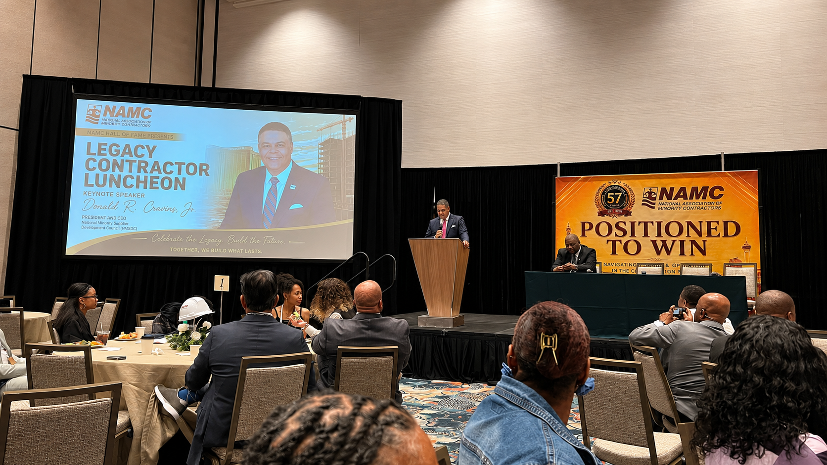 Legacy Contractor Luncheon keynote — NAMC 57th Annual National Conference, Las Vegas, June 2026